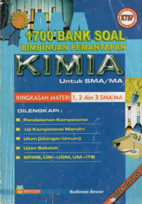 Image of 1700 Bank Soal Bimbingan Pemantapan KIMIA SMA KTSP