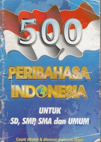 Image of 500 Peribahasa Indonesia