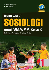 Image of Buku Guru Sosiologi 1 SMA Kelas X K13 Ed. Revisi