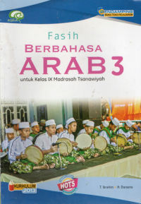 Image of Fasih Berbahasa Arab 3 Kelas IX MTs. K13