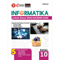 Image of Informatika SMA Kelas X Kurikulum Merdeka