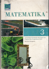 Image of Matematika 3 SMA Kelas XII Grafindo